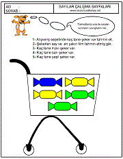 birinci sınıflar için sayı çalışma sayfaları